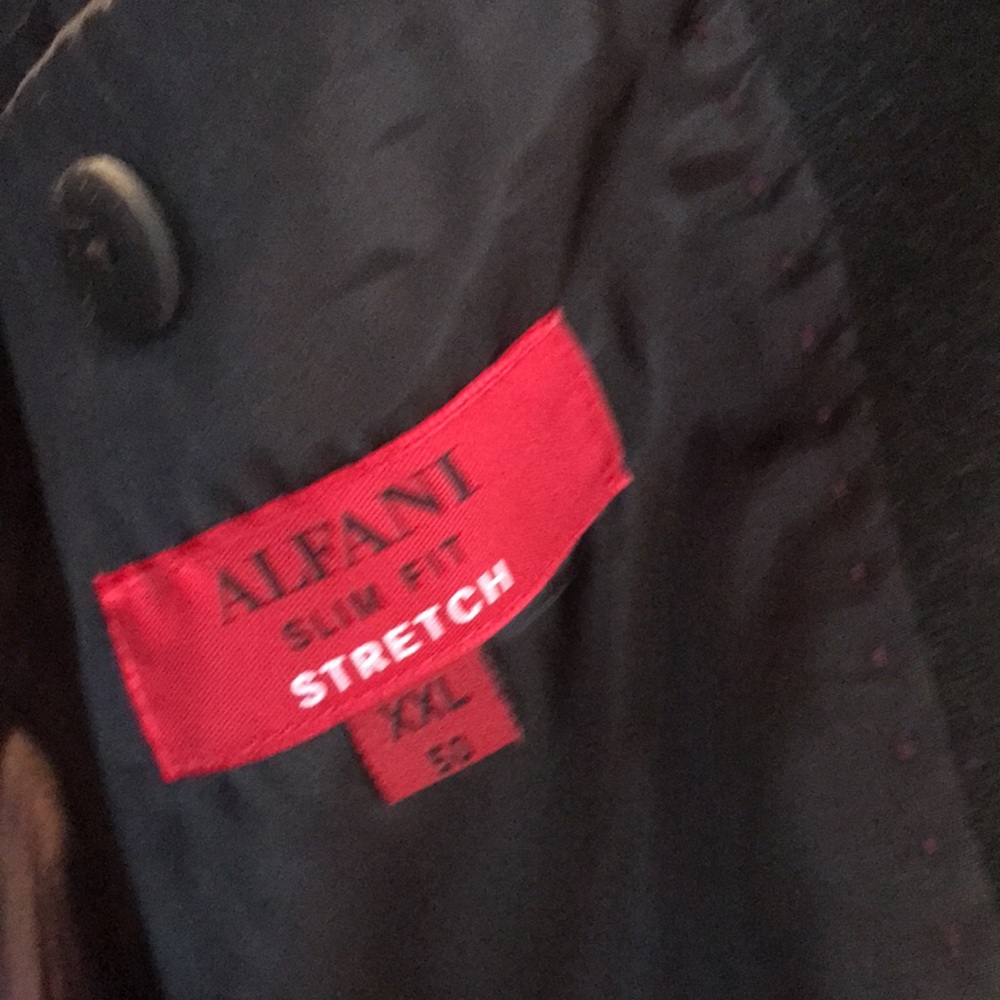 Alfani Black Sports Coat - Picture 2 of 6